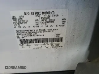 2014 Ford Explorer with VIN 1FM5K7B82EGA97613, listed as a Copart auction lot 48051725 with 139,381 mi miles and Clean Title. Bid and sale history available at DreamBid. Image 12.