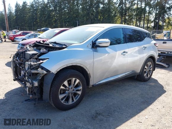 2016 Nissan Murano SL z VIN 5N1AZ2MH5GN144710, wystawiony jako IAAI lot #42011022 z przebiegiem 155 219 mil mil oraz . Historia ofert i sprzedaży dostępna na DreamBid. Obrazek 2.
