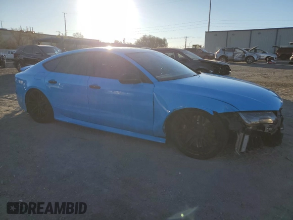 2015 Audi RS 7 Prestige z VIN WUAW2AFC8FN900199, wystawiony jako Copart lot #86767954 z przebiegiem 80 346 mil mil oraz Szkody całkowita. Historia ofert i sprzedaży dostępna na DreamBid. Obrazek 4.