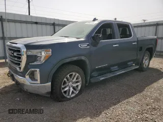 2021 GMC Sierra 1500 SLT z VIN 1GTU9DEDXMZ378886, wystawiony jako Copart lot #47947725 z przebiegiem 56 221 mil mil oraz Szkody całkowita. Historia ofert i sprzedaży dostępna na DreamBid. Obrazek 1.