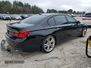 2013 BMW 7 Series 750Li xDrive с VIN WBAYF8C58DD141496, выставлен на аукционе Copart как лот 49923365 с пробегом 141 620 миль миль и Чистый • Clean title. История ставок и продаж доступна на DreamBid. Изображение 3.