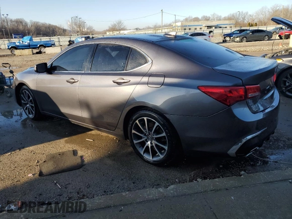 2018 Acura TLX with VIN 19UUB2F36JA007136, listed as a Copart auction lot 43829265 with 108,112 mi miles and Salvage title. Bid and sale history available at DreamBid. Image 2.