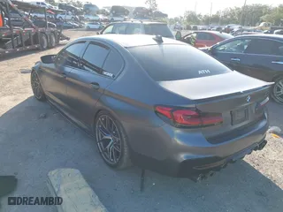 2019 BMW M5 Competition with VIN WBSJF0C59KB447419, listed as a IAAI auction lot 41997505 with 1 mi miles. Bid and sale history available at carsss.com. Image 3.