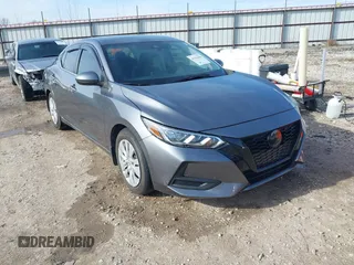 2022 Nissan Sentra S with VIN 3N1AB8BV0NY234483, listed as a IAAI auction lot 41181664 with 23,984 mi miles. Bid and sale history available at carsss.com. Image 1.