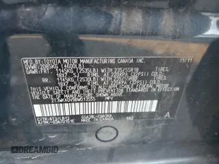 2011 Toyota RAV4 Sport with VIN 2T3WK4DV9BW013555, listed as a Copart auction lot 88509225 with 127,789 mi miles and Salvage title. Bid and sale history available at DreamBid. Image 14.