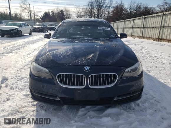 2014 BMW 5 Series 535i xDrive with VIN WBA5B3C54ED533572, listed as a Copart auction lot 89308205 with 130,486 mi miles and Salvage Title. Bid and sale history available at carsss.com. Image 5.