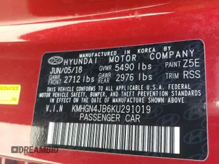 2019 Genesis G80 Sport with VIN KMHGN4JB6KU291019, listed as a Copart auction lot 51709175 with 82,982 mi miles and Salvage title. Bid and sale history available at DreamBid. Image 12.