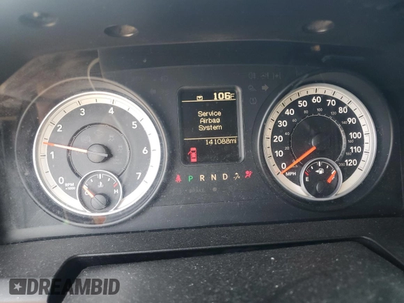 2013 Ram 1500 Express with VIN 1C6RR7KT6DS514630, listed as a Copart auction lot 61105215 with 141,088 mi miles and Salvage title. Bid and sale history available at DreamBid. Image 9.