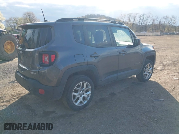 2018 Jeep Renegade Latitude with VIN ZACCJBBB8JPH51136, listed as a IAAI auction lot 42027011 with 65,252 mi miles and . Bid and sale history available at carsss.com. Image 4.