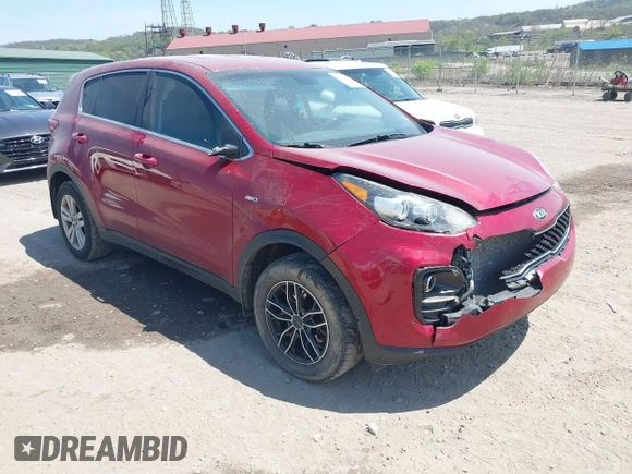 2017 Kia Sportage LX with VIN KNDPMCAC8H7296742, listed as a IAAI auction lot 42096883 with 160,511 mi miles and . Bid and sale history available at carsss.com. Image 6.