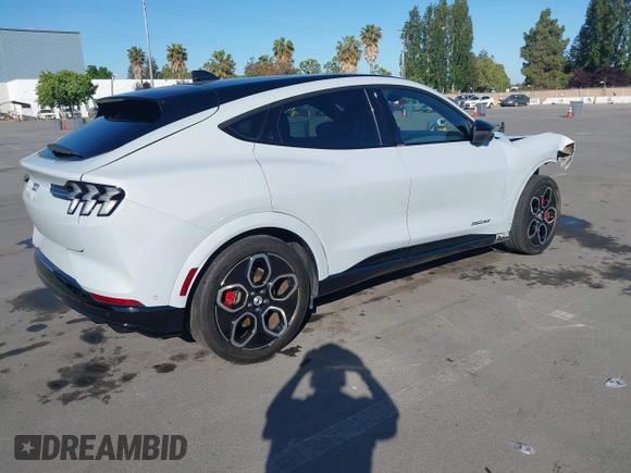 2022 Ford Mustang Mach-E GT with VIN 3FMTK4SE7NMA10046, listed as a IAAI auction lot 42221973 with 34,420 mi miles and . Bid and sale history available at DreamBid. Image 4.