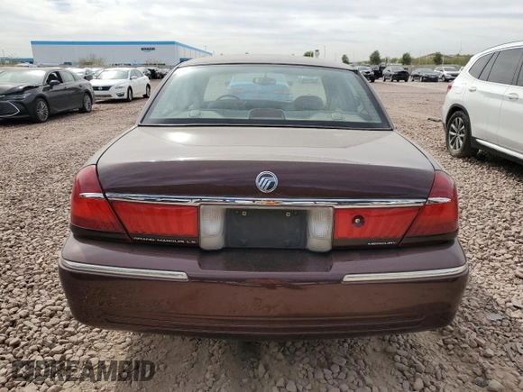 2001 Mercury Grand Marquis LS с VIN 2MEFM75W81X667940, выставлен на аукционе Copart как лот 48027015 с пробегом 121 967 миль миль и Списание • Salvage title. История ставок и продаж доступна на DreamBid. Изображение 6.