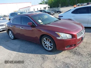 2009 Nissan Maxima SV with VIN 1N4AA51E19C841383, listed as a IAAI auction lot 42132774 with Not Provided miles and . Bid and sale history available at DreamBid. Image 1.