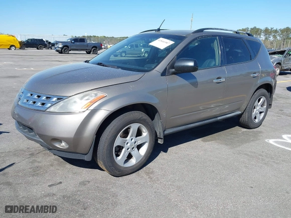 2003 Nissan Murano SL with VIN JN8AZ08T33W110622, listed as a IAAI auction lot 41846987 with 143,167 mi miles. Bid and sale history available at carsss.com. Image 2.