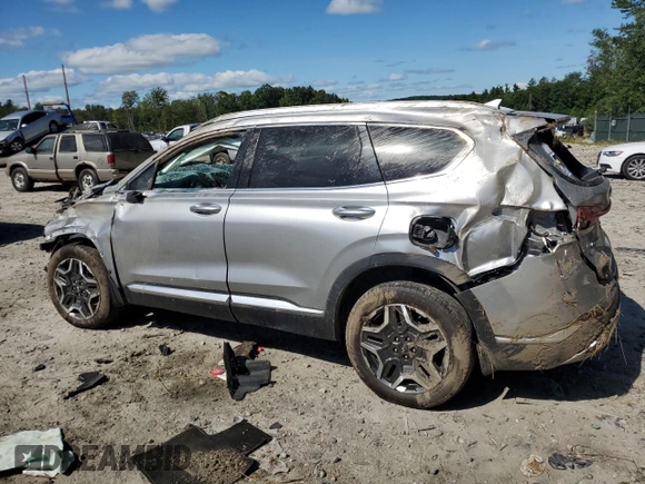 2021 Hyundai Santa Fe Limited with VIN 5NMS4DAL2MH354993, listed as a Copart auction lot 83521824 with 0 mi miles and Non Repairable. Bid and sale history available at carsss.com. Image 2.