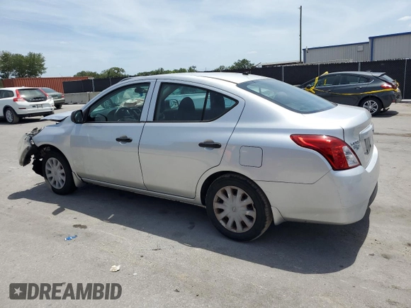 2015 Nissan Versa SV with VIN 3N1CN7APXFL835511, listed as a Copart auction lot 54105085 with 168,382 mi miles and Salvage Title. Bid and sale history available at carsss.com. Image 2.