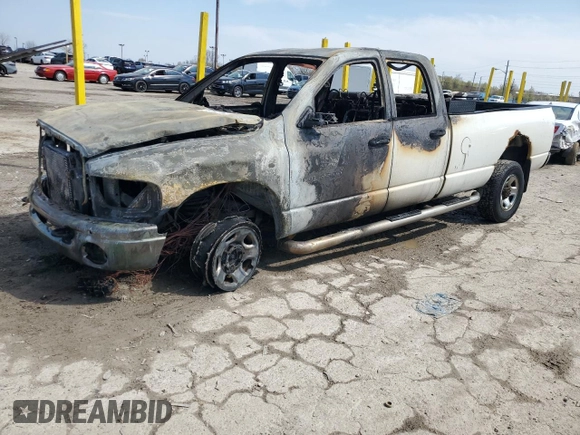 2004 Dodge 2500 SLT with VIN 3D7KU28C64G126913, listed as a Copart auction lot 52703375 with Not Provided miles and Non Repairable. Bid and sale history available at DreamBid. Image 1.