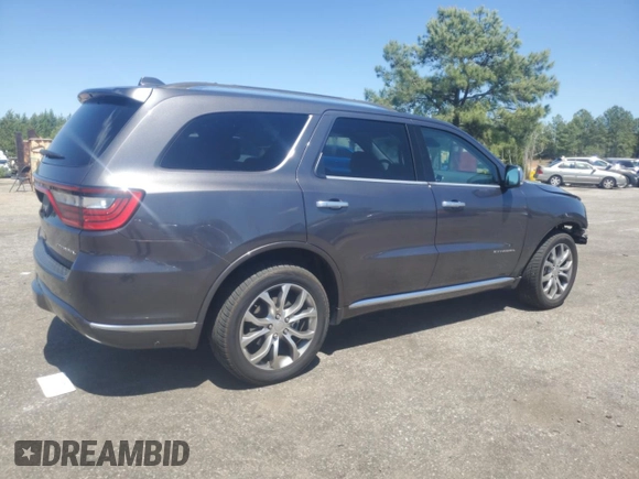 2016 Dodge Durango Citadel Anodized Platinum with VIN 1C4SDJET6GC467972, listed as a Copart auction lot 50629314 with 119,114 mi miles and . Bid and sale history available at DreamBid. Image 3.