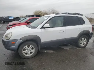 2006 Hyundai Tucson GLS with VIN KM8JN12D56U252660, listed as a Copart auction lot 45330325 with 125,136 mi miles and Salvage Title. Bid and sale history available at carsss.com. Image 1.