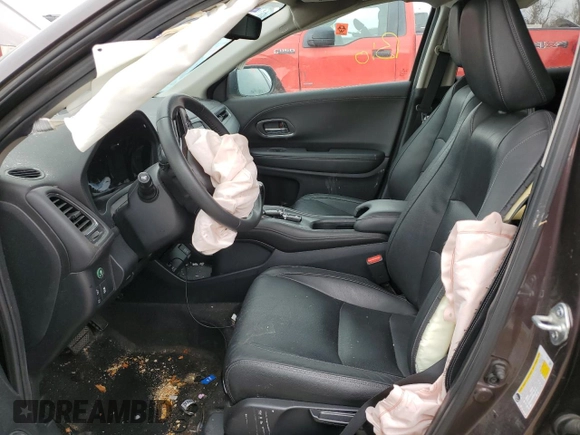 2022 Honda HR-V EX-L with VIN 3CZRU6H78NM725151, listed as a Copart auction lot 46892185 with 68,588 mi miles and Salvage Title. Bid and sale history available at carsss.com. Image 7.