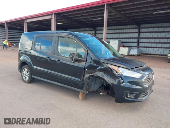 2021 Ford Transit Connect XLT with VIN NM0GS9F27M1500434, listed as a IAAI auction lot 39234991 with 25,883 mi miles and . Bid and sale history available at DreamBid. Image 1.