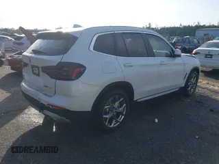 2024 BMW X3 sDrive30i with VIN WBX47DP0XRN314770, listed as a IAAI auction lot 41621356 with 1,885 mi miles and . Bid and sale history available at DreamBid. Image 4.