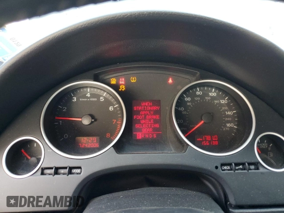 2008 Audi A4 2.0T z VIN WAUAF48H48K016882, wystawiony jako Copart lot #55767335 z przebiegiem 156 138 mil mil oraz Szkoda całkowita • Salvage title. Historia ofert i sprzedaży dostępna na DreamBid. Obrazek 9.