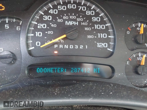 2006 Chevrolet Tahoe Z71 with VIN 1GNEK13T06R101367, listed as a IAAI auction lot 42783435 with 287,412 mi miles and . Bid and sale history available at DreamBid. Image 7.