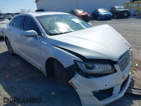 2017 Lincoln MKZ Hybrid Reserve with VIN 3LN6L5MU3HR636382, listed as a IAAI auction lot 41877398 with 125,287 mi miles and . Bid and sale history available at DreamBid. Image 1.