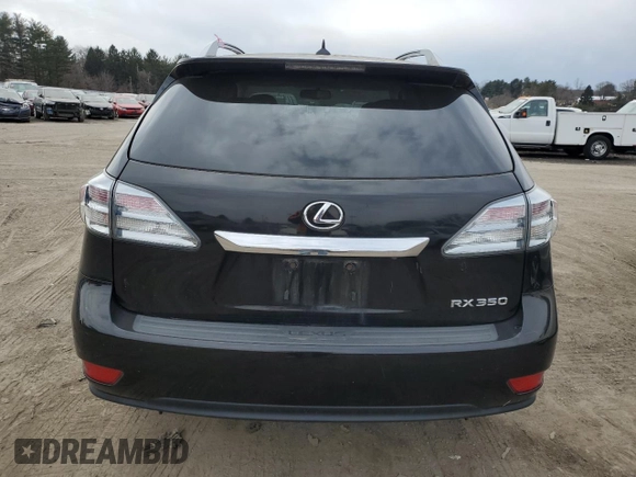 2012 Lexus RX 350 with VIN 2T2ZK1BA6CC082237, listed as a Copart auction lot 45843925 with 129,983 mi miles and Salvage Title. Bid and sale history available at DreamBid. Image 6.