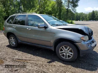 2004 BMW X5 3.0i with VIN 5UXFA13534LU37725, listed as a Copart auction lot 62613774 with 311,241 mi miles and Salvage Title. Bid and sale history available at carsss.com. Image 4.