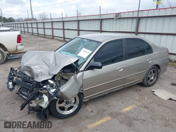 2004 Honda Civic LX with VIN 2HGES16514H534247, listed as a IAAI auction lot 41490749 with 234,838 mi miles and . Bid and sale history available at DreamBid. Image 17.