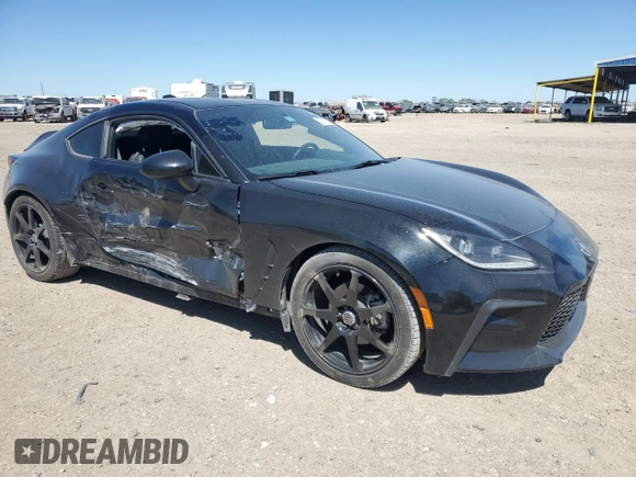 2022 Toyota 86 Premium with VIN JF1ZNBF12N8758537, listed as a Copart auction lot 50018715 with 43,257 mi miles and Salvage Title. Bid and sale history available at DreamBid. Image 4.