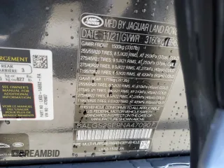 2022 Land Rover Range Rover Westminster z VIN SALGS2SE9NA470907, wystawiony jako Copart lot #81157773 z przebiegiem 10 997 mil mil oraz . Historia ofert i sprzedaży dostępna na DreamBid. Obrazek 14.