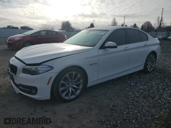 2016 BMW 5 Series 528i xDrive with VIN WBA5A7C55GG145553, listed as a Copart auction lot 48378075 with 58,673 mi miles and Salvage Title. Bid and sale history available at DreamBid. Image 1.