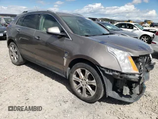 2012 Cadillac SRX Performance Collection with VIN 3GYFNEE34CS589833, listed as a Copart auction lot 56138324 with Not provided miles and Salvage title. Bid and sale history available at DreamBid. Image 4.