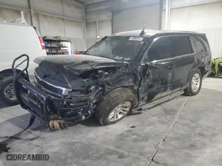 2020 Chevrolet Tahoe Commercial with VIN 1GNSKFEC2LR244748, listed as a Copart auction lot 73992014 with 0 mi miles and Salvage Title. Bid and sale history available at carsss.com. Image 1.