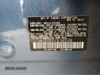 2020 Subaru Forester Limited with VIN JF2SKASC6LH405304, listed as a Copart auction lot 50188595 with 45,101 mi miles and Salvage Title. Bid and sale history available at carsss.com. Image 14.