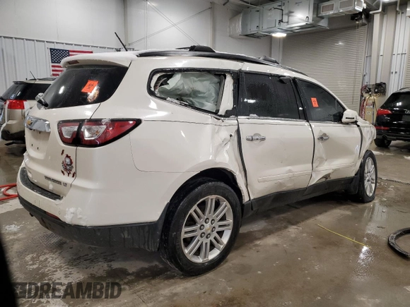2013 Chevrolet Traverse LT with VIN 1GNKVGKD1DJ110047, listed as a Copart auction lot 49648405 with Not Provided miles and Clean Title. Bid and sale history available at DreamBid. Image 3.