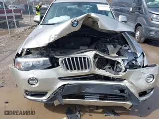 2017 BMW X3 xDrive28i with VIN 5UXWX9C55H0T12827, listed as a IAAI auction lot 41955621 with 101,127 mi miles. Bid and sale history available at carsss.com. Image 6.