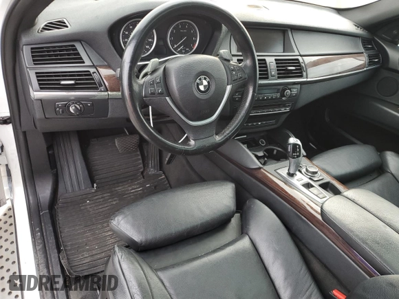 2011 BMW X6 50i with VIN 5UXFG8C51BLZ96811, listed as a Copart auction lot 75038764 with 0 mi miles and Salvage Title. Bid and sale history available at carsss.com. Image 8.