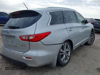 2013 Infiniti JX35 with VIN 5N1AL0MM8DC352896, listed as a IAAI auction lot 41561639 with 158,533 mi miles and . Bid and sale history available at DreamBid. Image 4.