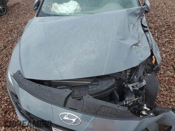 2023 Hyundai Elantra SEL with VIN KMHLS4AG6PU418488, listed as a Copart auction lot 48909984 with 10,249 mi miles and Salvage Title. Bid and sale history available at DreamBid. Image 12.