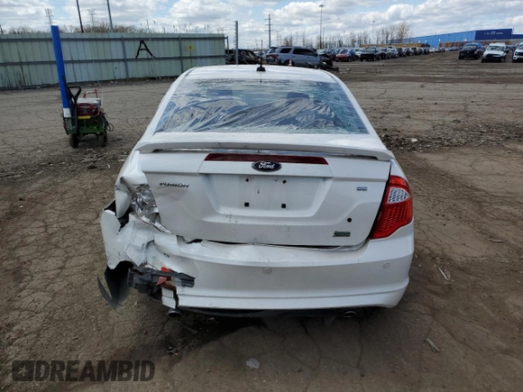 2010 Ford Fusion SE with VIN 3FAHP0HG5AR205739, listed as a Copart auction lot 53526265 with 151,428 mi miles and Clean Title. Bid and sale history available at carsss.com. Image 6.