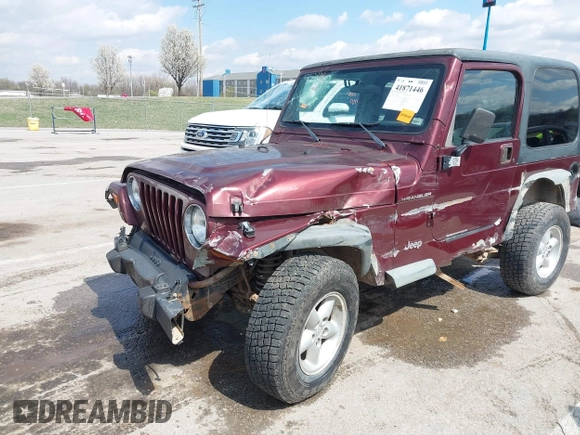2001 Jeep Wrangler SE с VIN 1J4FA29P21P300094, выставлен на аукционе IAAI как лот 41871446 с пробегом 125 098 миль миль и . История ставок и продаж доступна на DreamBid. Изображение 6.