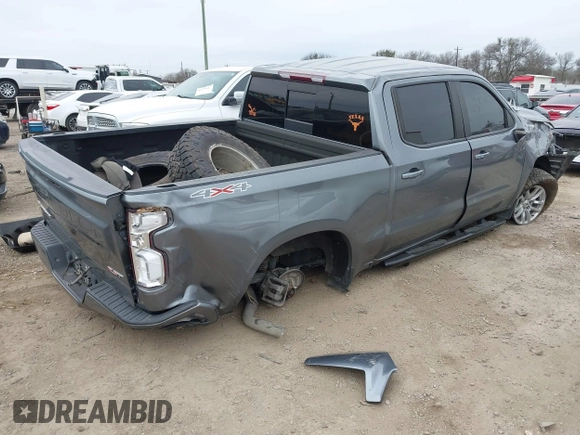2021 Chevrolet Silverado 1500 RST with VIN 3GCUYEET8MG392513, listed as a IAAI auction lot 41281793 with 65,075 mi miles. Bid and sale history available at carsss.com. Image 4.