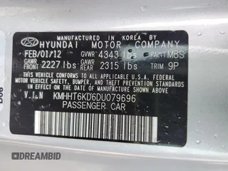2013 Hyundai Genesis Coupe Premium z VIN KMHHT6KD6DU079696, wystawiony jako Copart lot #54693345 z przebiegiem 120 628 mil mil oraz Czysty tytuł • Clean title. Historia ofert i sprzedaży dostępna na DreamBid. Obrazek 12.