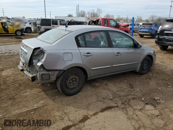 2010 Nissan Sentra S with VIN 3N1AB6AP2AL728410, listed as a Copart auction lot 54409755 with 144,819 mi miles and Clean Title. Bid and sale history available at carsss.com. Image 3.