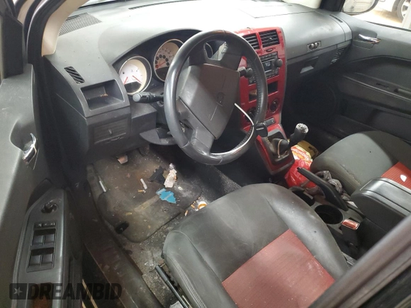 2008 Dodge Caliber SXT with VIN 1B3HB48CX8D665433, listed as a Copart auction lot 47119435 with 206,027 mi miles and Salvage Title. Bid and sale history available at DreamBid. Image 8.