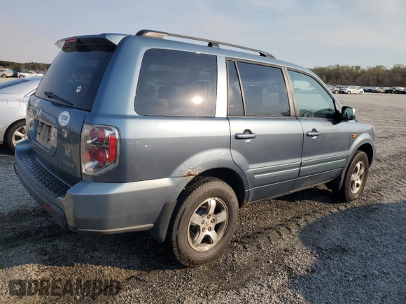 2007 Honda Pilot EX-L with VIN 2HKYF18567H534074, listed as a Copart auction lot 50892625 with 246,702 mi miles and Salvage Title. Bid and sale history available at carsss.com. Image 3.
